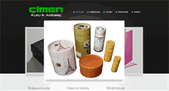 Desktop Screenshot of cimenambalaj.com